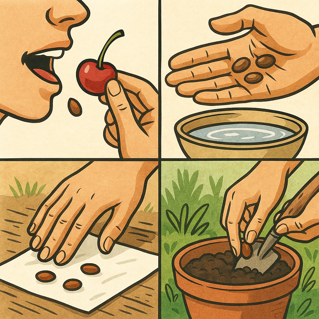 Így nevelj cseresznyáfát magról