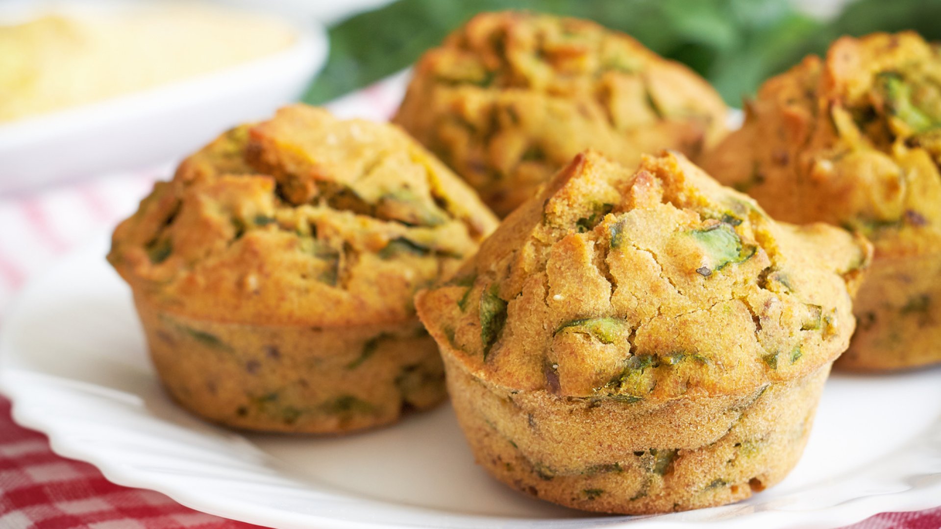 Ez a legfinomabb sós muffin, ami medvehagymával készül