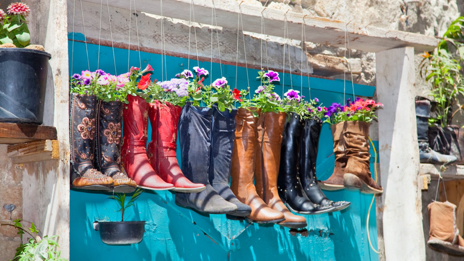 Olcsó, újrahasznosított, kreatív kerti ötletek, amiket imádni fogsz