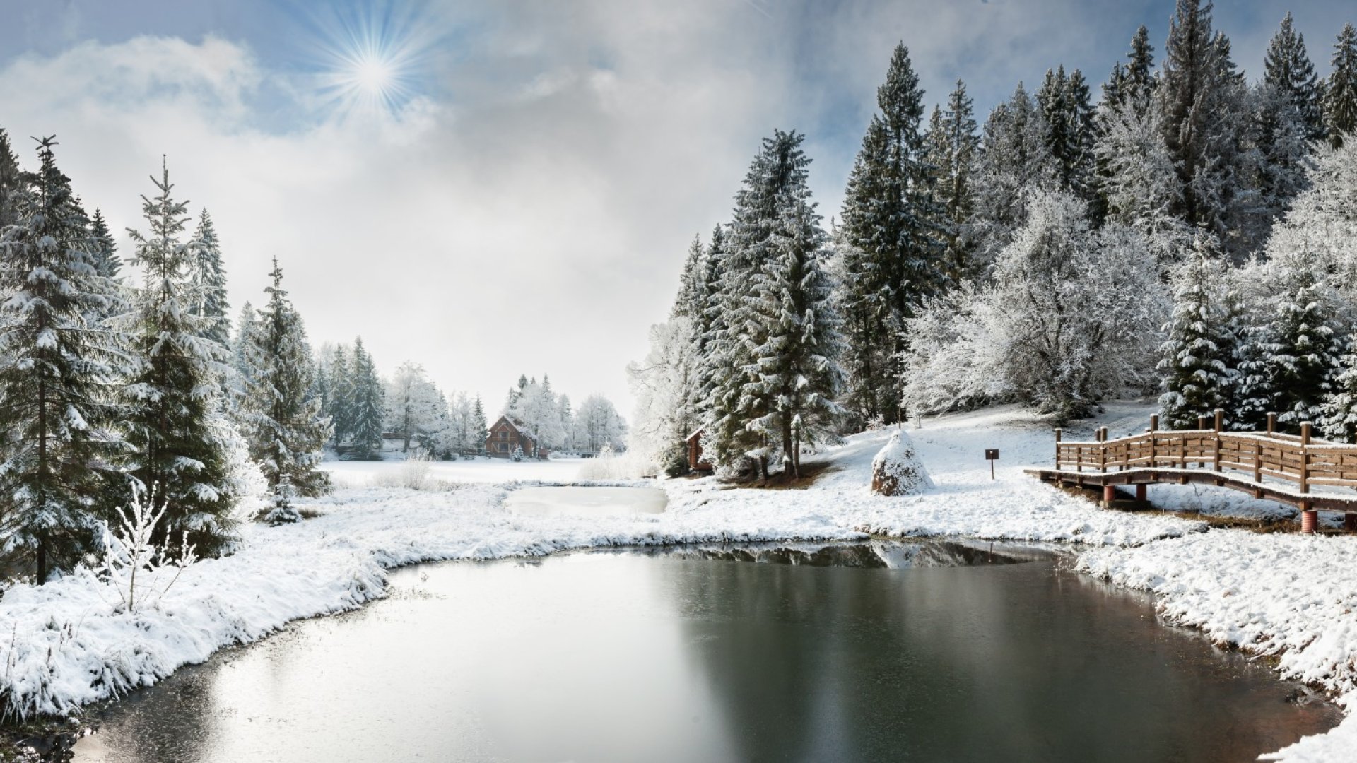 Igazi téli csodavilággal várnak a Bertényi Miklós Füvészkert zúgó fenyvesei Visegrádon