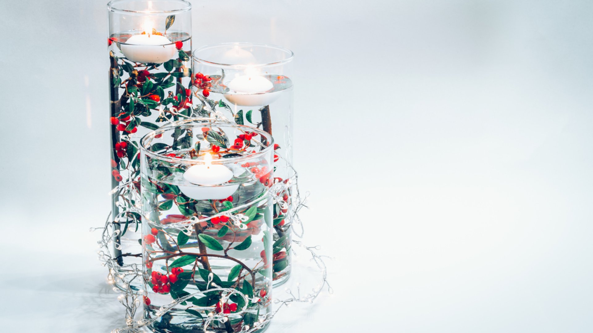 Karácsonyi úszó gyertya készítése lepésről lépésre