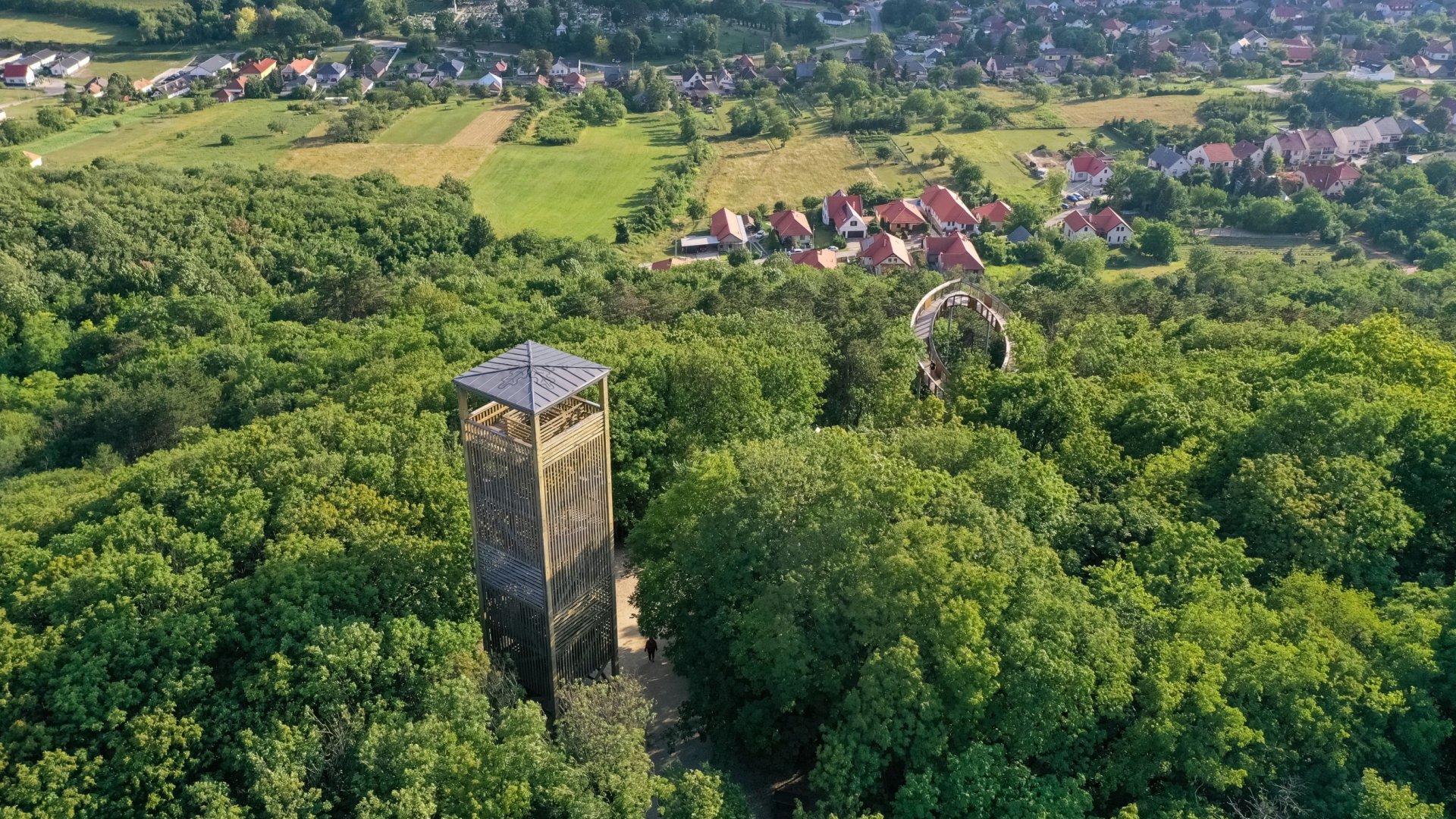 Sétáljunk a lombok között Pannonhalmán: Boldog Mór-kilátó és a lombkorona tanösvény