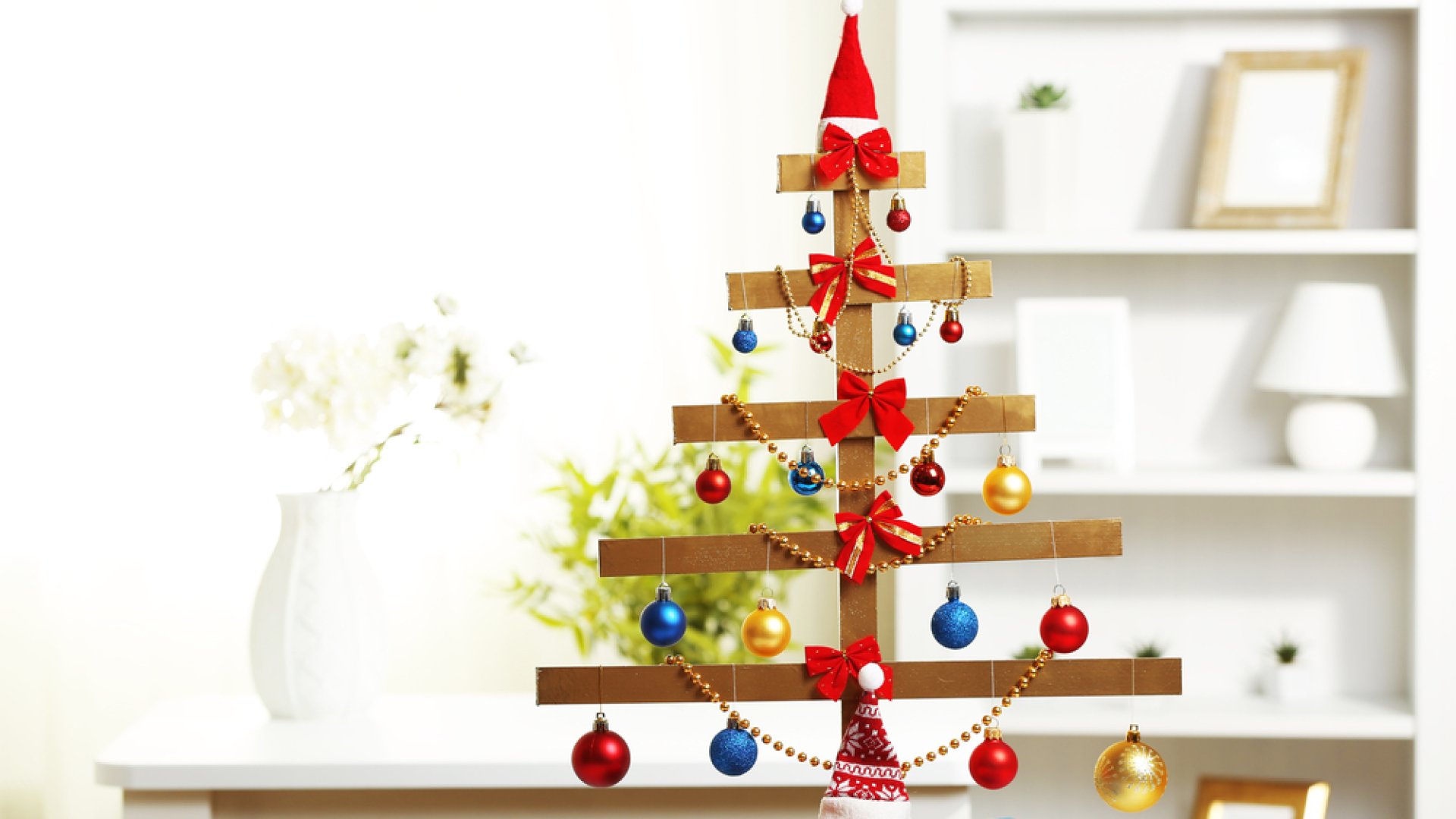 Alternatív karácsonyfa ötletek otthonra